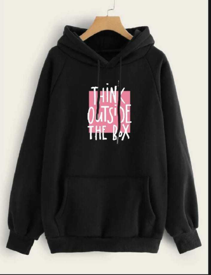 CLASSY STYLISH Print Kangaroo Hoodie huddy Pocket Drawstring Casual Pullover Hodie Long Sleeves Export Quality Huddie Winter Wear Hoody For Women Girls