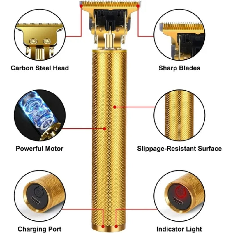 Professional T9 Trimmer I Metal Body I Hair And Beard Trimmer