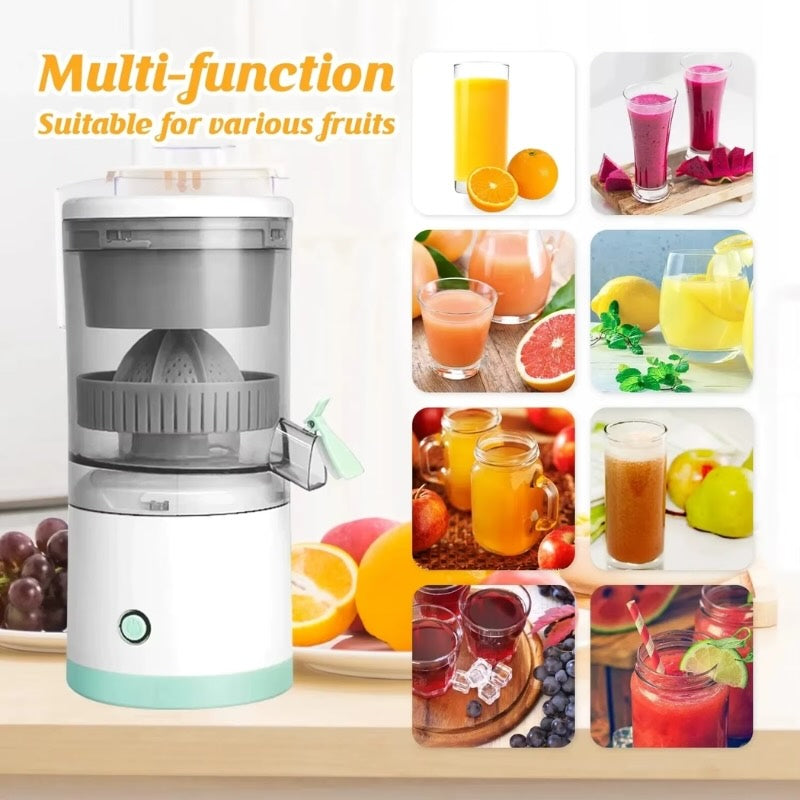 Portable Electric Citrus Juicer | USB Rechargeable, Hands-Free Orange & Lemon Juice Extractor, Easy to Clean