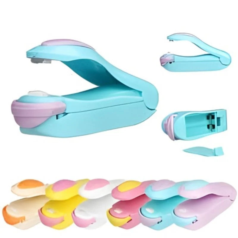 Colorful nail clipper set with multiple colors on a white background