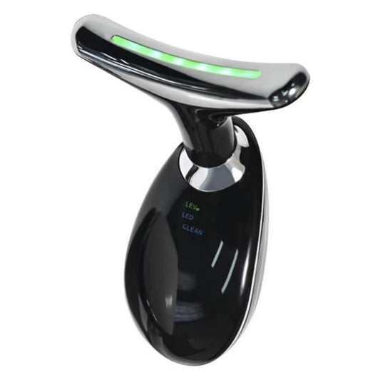 3-in-1 Rechargeable Face and Neck Massager with Red Light Therapy and Microcurrent for Skin Lifting and Anti-Wrinkle Care | Random Color