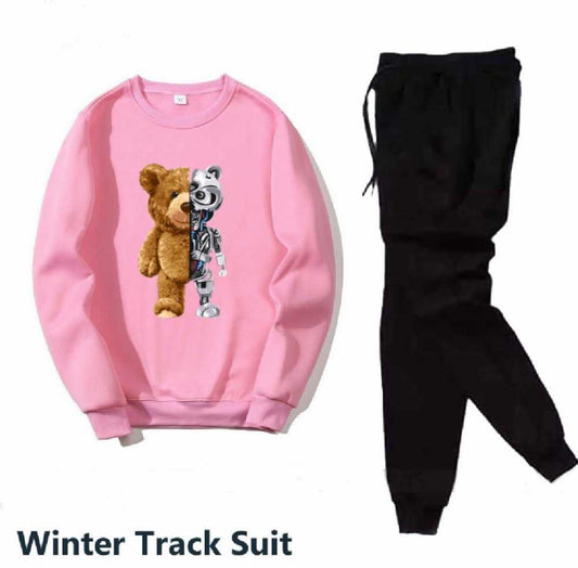 Trendy Tracksuit Print Thick & Fleece Fabric Full Sleeves Rib Sweatshirt with trouser for Winter for Trendy sweatshirt Fashion Wear tracksuit for Men / Boys