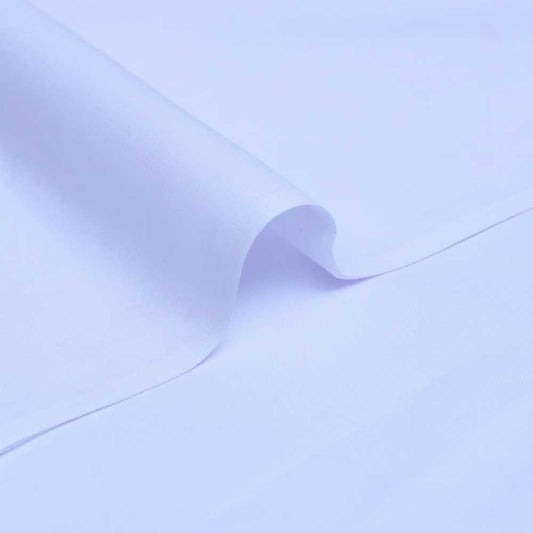 Close-up of light purple fabric with a subtle texture